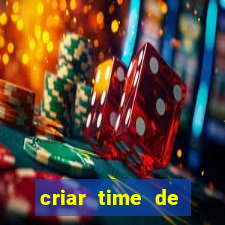 criar time de futebol simulador